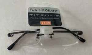 NEU +1,50 Foster Grant Lesebrille Titangestell - Bild 1 von 3