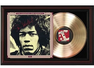 Jimi Hendrix Essential Cherry wood Reproduction Signature Record Display "M4" - Picture 1 of 5