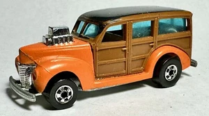 Ford Woody Wagon Woodie 1979 Die Cast Hi-Raker naranja Hot Wheels vintage años 40 - Imagen 1 de 3