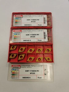10 x ARNO DCMT11T308EN-PM1 AP2320 WENDESCHNEIDPLATTEN INSERTS - Bild 1 von 4