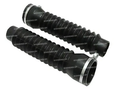 Cache poussière pour guêtres de fourche en caoutchouc Royal Enfield Bullet ca... - Photo 1/4