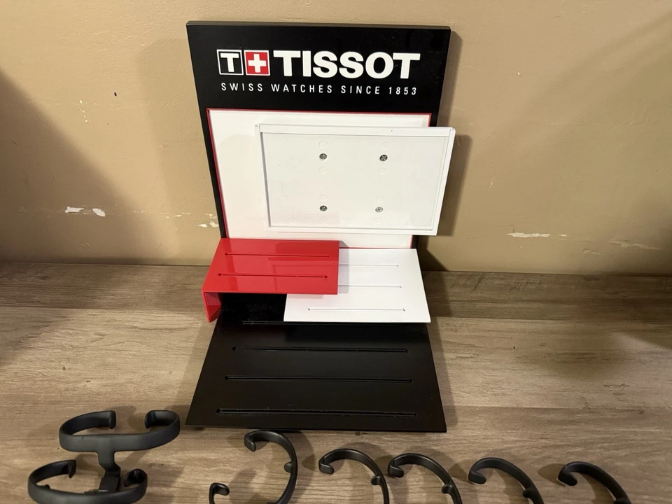 Редкий Tissot полный розничной наручные часы счетчик дисплей - Изображение 1 из 4