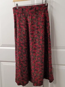 Linda Allard For Ellen Tracy Skirt Women's Size: 12P Petite Cute Silk Zip - Picture 1 of 12
