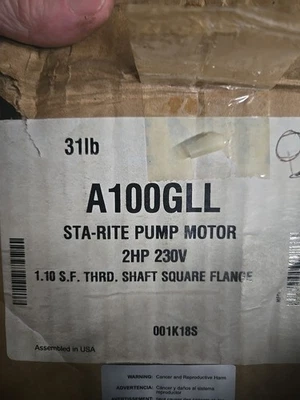 Motor bomba chorro Q1202 PENTEK 2HP 115/230V 1PH Foto 1 de 3