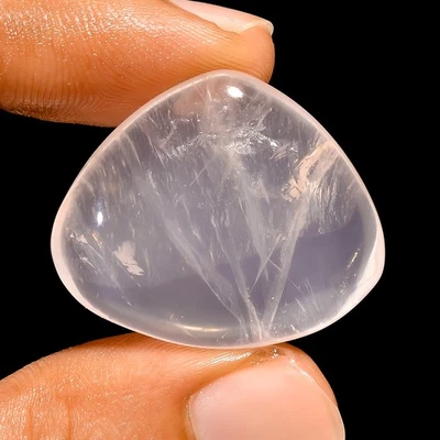 Piedra preciosa suelta cabujón en forma de corazón rosa natural de 38,5 quilates 24X29X7 mm Foto 1 de 3