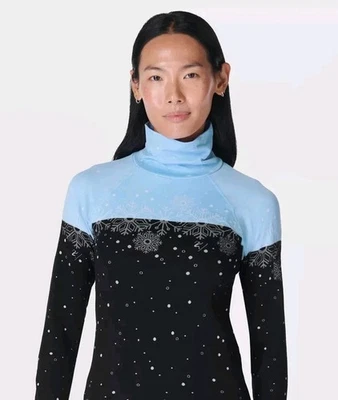 SWEATY BETTY WOMENS SNOWFLAKE SKIING SWEATER SIZE LARGE BNWT RRP £80 - Image 1 of 4