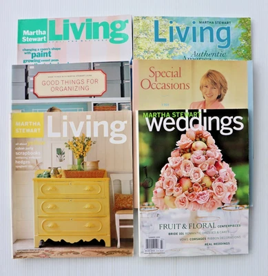 LOT Martha Stewart Living APRIL 1993 SEPTEMBER 1998 Special Occasions WEDDINGS Foto 1 de 4