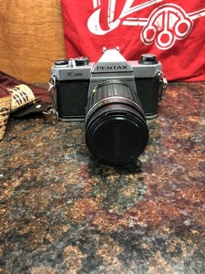 Asahi Pentax K1000 Camera W/ 135MM Lens (LOOK) - Picture 1 of 7