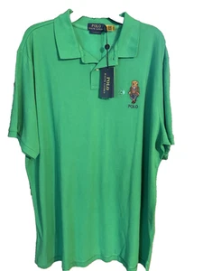 NWT**Ralph Lauren Teddy Bear Polo **Size XXL**Green - Picture 1 of 4