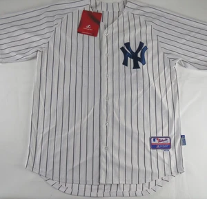 Majestic Authentic NY Yankees Mariano Rivera #42 Pinstripe Jersey Size 50 NWT - Picture 1 of 8