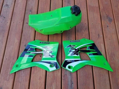 95-06 KDX200 KDX 220 OEM tanque de combustible de gasolina y cubiertas  Foto 1 de 4