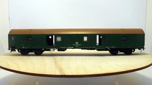 Vintage Unique Piko H0 Deutsche Bundespost Long Green/Brown Post Wagon Car. - Picture 1 of 20