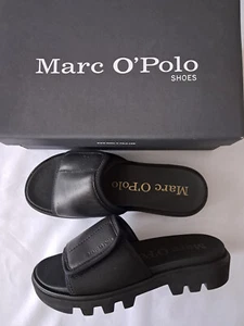 NEU! MOP Marc O' Polo Pantoletten Gr. 6/39 Echtleder schwarz NP 89,95€ - Bild 1 von 12