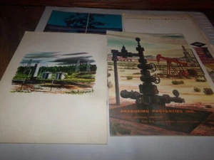 Lot 4 Vintage Producing Properties Oil Firm w Map of Properties Stockholders - Picture 1 of 11