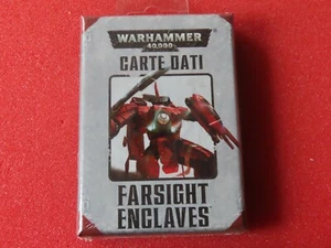 Games Workshop Tau Farsight Enclaves Carte Dati Italian 7th Edition BNIB WH40K - Bild 1 von 2