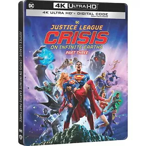 Justice League: Crisis on Infinite Earths 3 (4K UHD + Blu-ray Steelbook) New - Picture 1 of 1
