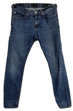 Bullhead Jeans Men's 28 x 30 Skinny Slim Fit Stretch Med Blue Wash Denim Pants