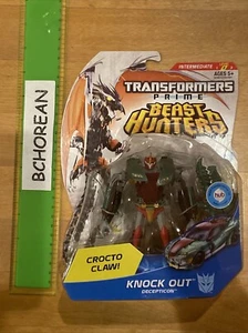 Transformers Prime Beast Hunters Deluxe Class Decepticon Knock Out Figure New - Picture 1 of 2