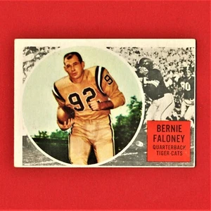 Bernie Faloney - 1960 - Tiger-Cats - Topps CFL - #33 - (en muy buen estado +) - A8 - Imagen 1 de 2