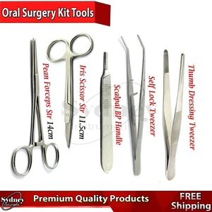 DENTAL FORCEPS SURGICAL LOCKING PLIERS ORTHODONTIC COTTON FORCEPS - Bild 1 von 5