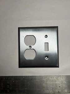 Vintage Stainless Switch and Outlet Cover Plate Nos Sealed - Picture 1 of 4