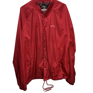 Primitive Skateboarding Windbreaker Nylon Snap Button Jacket XXL Men's Red - Picture 1 of 10
