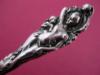 Colher antiga de prata esterlina REED & BARTON 5 5/8" AMOR DESARMADO 1899 ~sem mono - Imagem 1 de 4