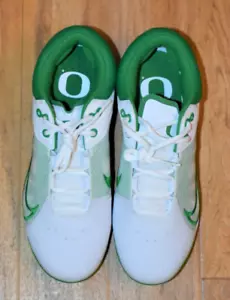 Scarpe da softball Nike UofO Oregon Ducks nuove senza etichette taglia 8 - Foto 1 di 9