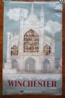 1989 Winchester Cathedral Edward Pond NSE Network SouthEast Railway Poster