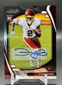 2021 Panini Absolute Dyami Brown Rookie Signature Auto RC #125 Washington