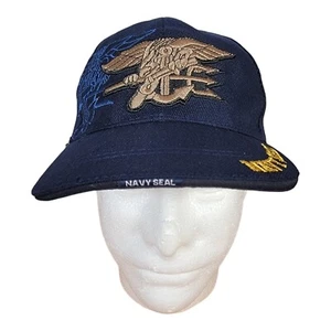 Navy Seals Hat Cap Military Golden Lion One Size Fits Most Adjustable Vintage - Picture 1 of 16