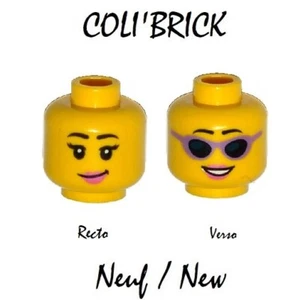 Lego 3626cpb1277 - 1x Tête Visage Femme / Minifig Head Female 30011c 88475 Neuf - Bild 1 von 1