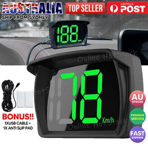 Car Digital GPS Satelite Speedo Speed KMH HUD Head Up Display Universal DM OZ - Picture 1 of 9