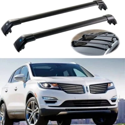 2PCS Crossbars Fits for Lincoln MKC 2015-2019 Crossbar Cross Bar Roof Rack Rails - Image 1 of 4