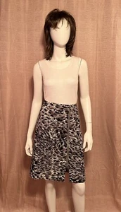 NWT Talbots Women’s Size 16WP Black Marled Cotton Pencil Skirt - Picture 1 of 5