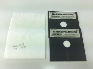 Tom Clancy's Red Storm Rising Vintage Game Microprose PC 5.25" 1989 - Picture 1 of 5
