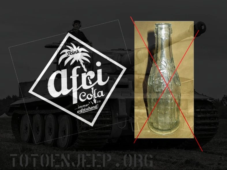 POCHOIR STENCIL MARQUAGE CAISSE BOISSON AFRICOLA GERMAN 14CM WH jeep willys WW2 Foto 1 de 1