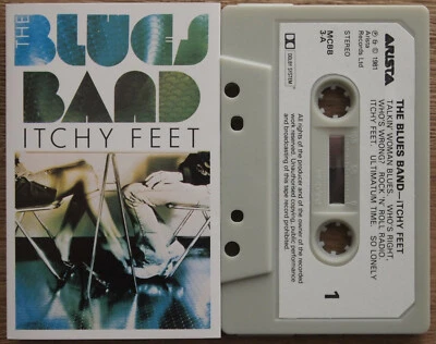 THE BLUES BAND - ITCHY FEET (ARISTA MCBB3) 1981 UK CASSETTE TAPE MANFRED MANN  - Image 1 of 3