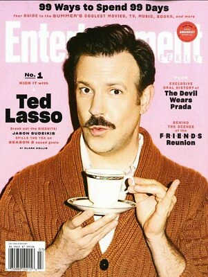 ENTERTAINMENT WEEKLY JULY 2021 / TED LASSO / JASON SUDEIKIS / JULIANNA MARGULIES - Image 1 of 2