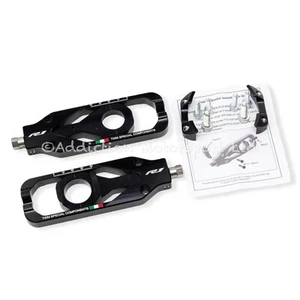 TWM CNC Billet Aluminium Black Chain Adjuster for Yamaha R1 2020 - TCY.01.N - Picture 1 of 4