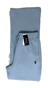 Polo Ralph Lauren Wide Leg Sweatpants Women's XS Blue Fleece Flared Leg - Picture 1 of 7