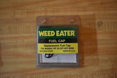 Tampa de combustível Weedeater, 952701648, nova no pacote - Imagem 1 de 2