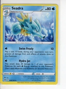 SEADRA LOST ORIGIN SET POKEMON CARD 036/196 NM/M - Picture 1 of 1