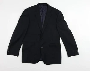 Cerruti Mens Blue Wool Jacket Suit Jacket Size 40 Regular - Picture 1 of 10