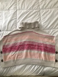Gap Little Girls Multi Colored Cape Sweater Sz S - Picture 1 of 4