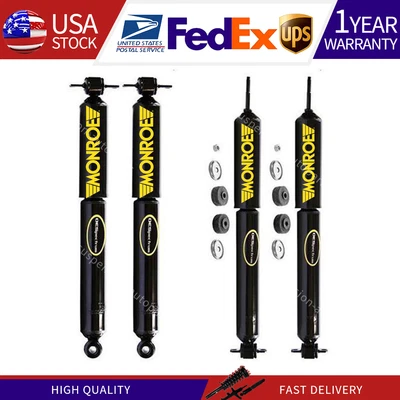 Front Rear Shocks Struts For Jeep Wrangler 2.4L 2006 2005 2004 2003 2002 2001 - Image 1 of 4