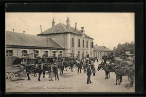 CPA Cognac, Vue exterieure de la Gare - Picture 1 of 2