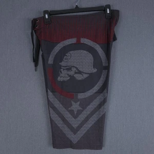 Metal Mulisha Boardshorts Herren 30 (passt 30x12) ungefüttert Badehose Totenkopf Y2K - Bild 1 von 12