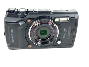 Cámara digital compacta Olympus Tough TG-6 lente zoom negra impermeable al aire libre - Imagen 1 de 8
