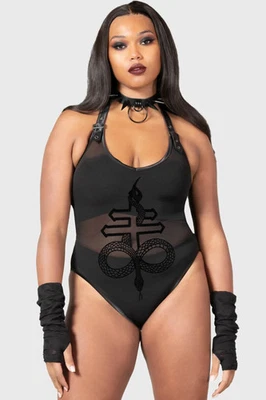 KILLSTAR Shedding Bodysuit In Black - Image 1 of 4